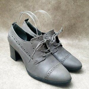 Franco Sarto Womens Alberta Sz 7.5 M Gray Leather